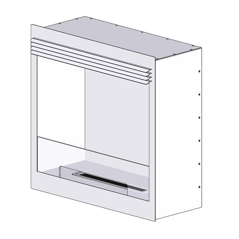 Встраиваемый очаг BioKer/DP design Стандарт 710х731х295 мм (Цвет очага: Белый) по цене 91 400 руб.