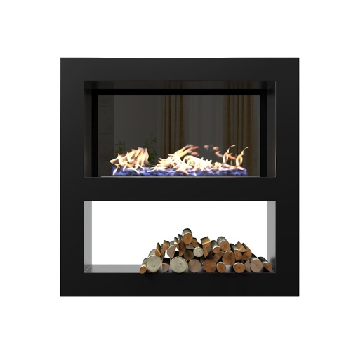 Биокамин "Русский огонь" Лобби 1500 встраиваемый с защитным и декоративным стеклом