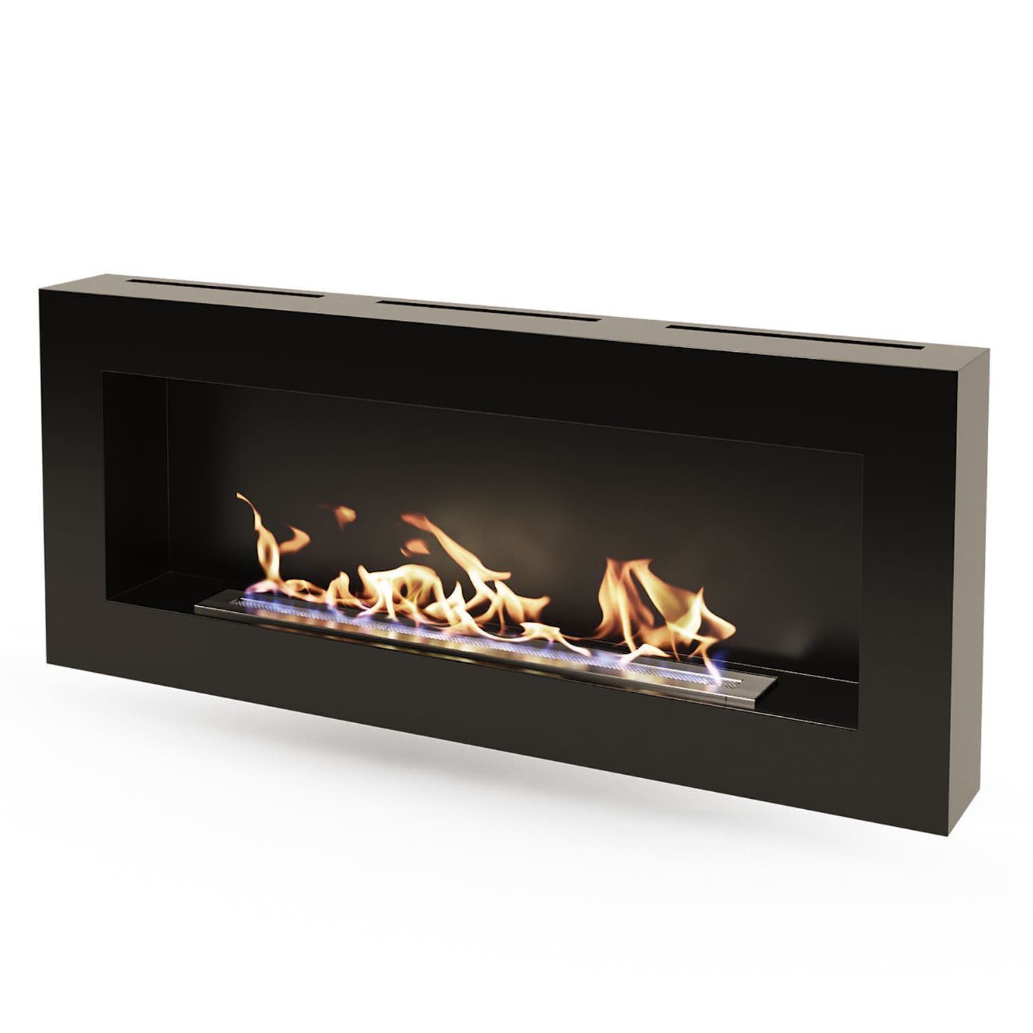 Биокамин "Русский огонь" Лофт 1100N настенный с декоративным стеклом (стемалитом) по цене 36 650 руб.