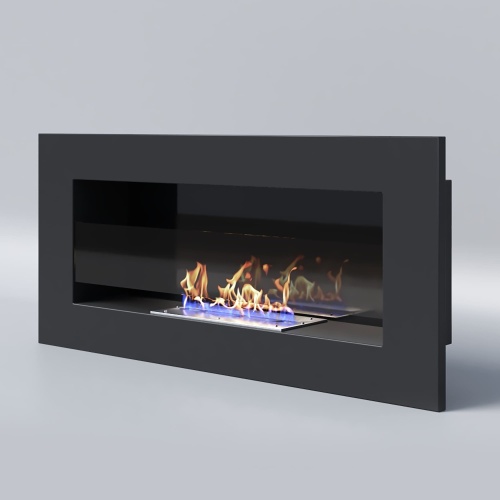 Биокамин "Русский огонь" Лайт 900V встраиваемый с декоративным стеклом (стемалитом)