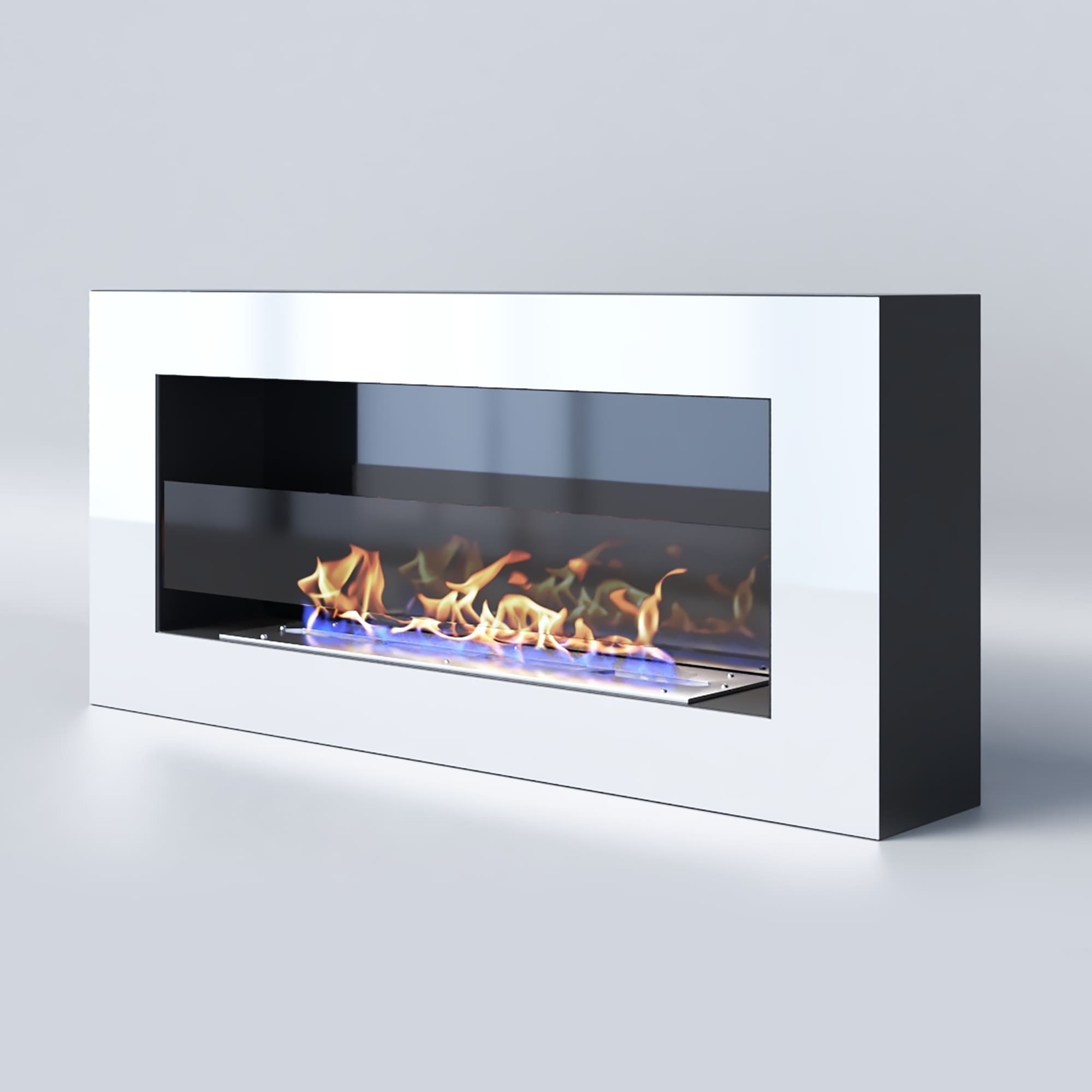 Биокамин "Русский огонь" Хай-тек 900N настенный с защитным и декоративным стеклом по цене 44 100 руб.