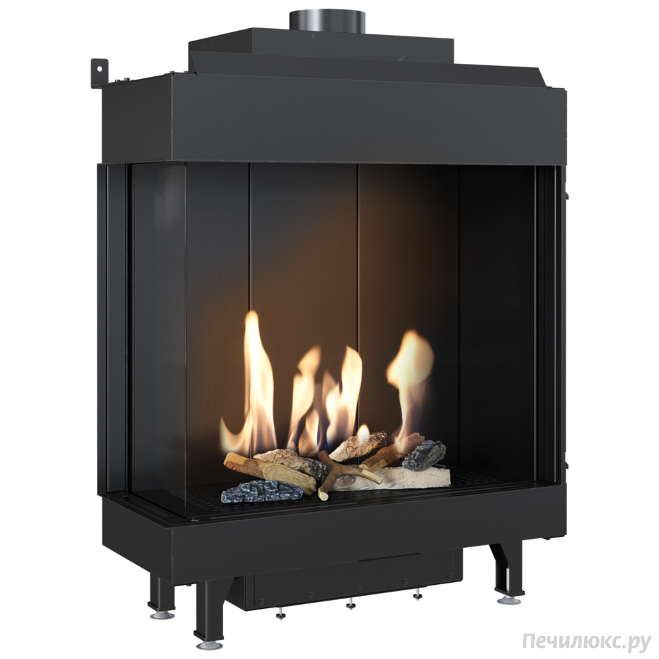 Газовая топка Kratki LEO/L/76/62/G20, магистральный газ