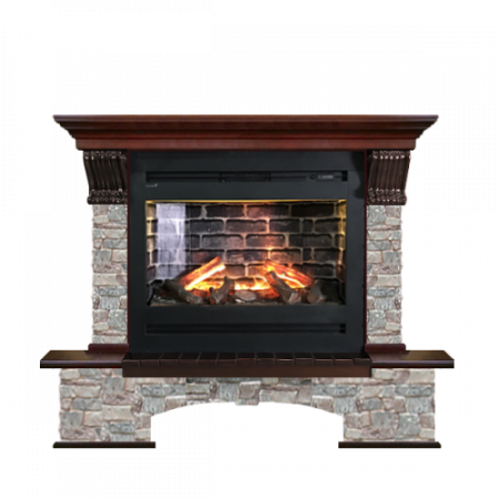 Бостон грот цветной (красное дерево)+Rumba 3D