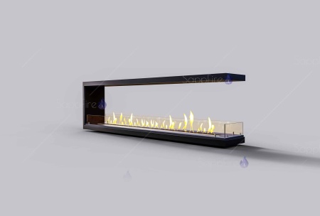 Встраиваемый биокамин / торцевой сквозной очаг 1800 (SappFire) по цене 80 400 руб.