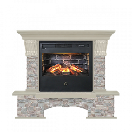 Бостон грот цветной (беленый дуб)+Samba 3D Бостон грот цветной (беленый дуб)+Samba 3D