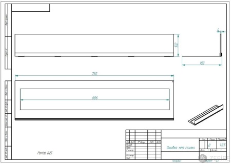 Стекло для биокамина Standart 800 для встраивания в портал по цене 5 400 руб.