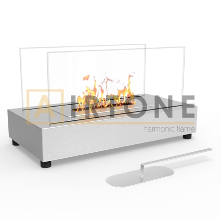 Биокамин настольный Airtone – Glaber Silver Биокамин настольный Airtone – Glaber Silver по цене 9 000 руб.