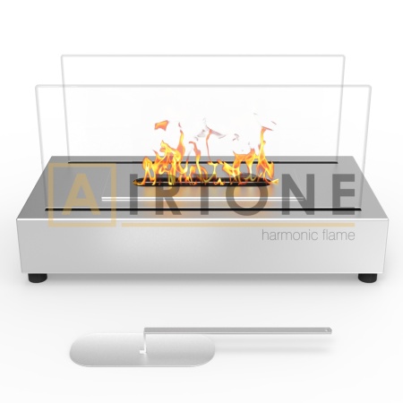 Биокамин настольный Airtone – Glaber Silver Биокамин настольный Airtone – Glaber Silver по цене 9 000 руб.
