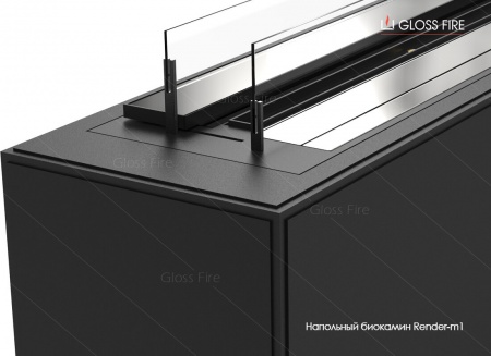 Напольный биокамин Биокамин Gloss Fire Render-m1 Напольный биокамин Биокамин Gloss Fire Render-m1 по цене 72 200 руб.