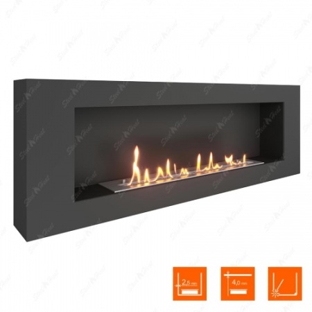 Биокамин SteelHeat WALL 1200 по цене 34 080 руб.