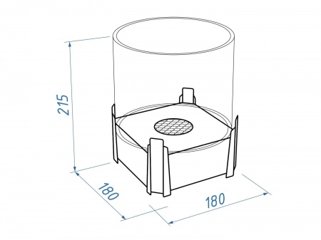 Биокамин настольный Lux Fire "Пограничный" М по цене 14 030 руб.