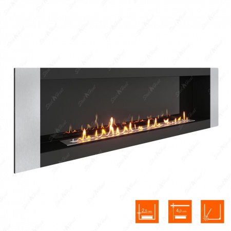 Биокамин SteelHeat LONG-V 1800 стемалит Биокамин SteelHeat LONG-V 1800 стемалит по цене 72 900 руб.